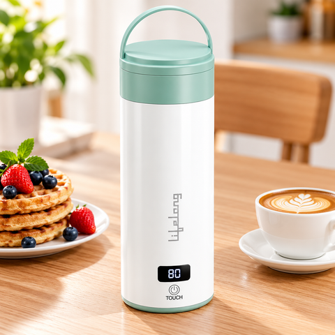 Lifelong Electric Smart Thermos Flask | Digital Temperature Display, Touch Control & Insulated Travel Bottle