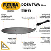 Hawkins Futura 33 cm Nonstick Dosa Tava (4.88 mm) – Extra Large Induction Cookware | Corporate Gift Essential