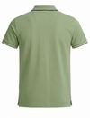 Pista Green Tipping Polo T-Shirt — Contrast Tipping Collar
