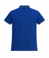 Royal Blue White Tipping Polo T-Shirt — Contrast Tipping Collar