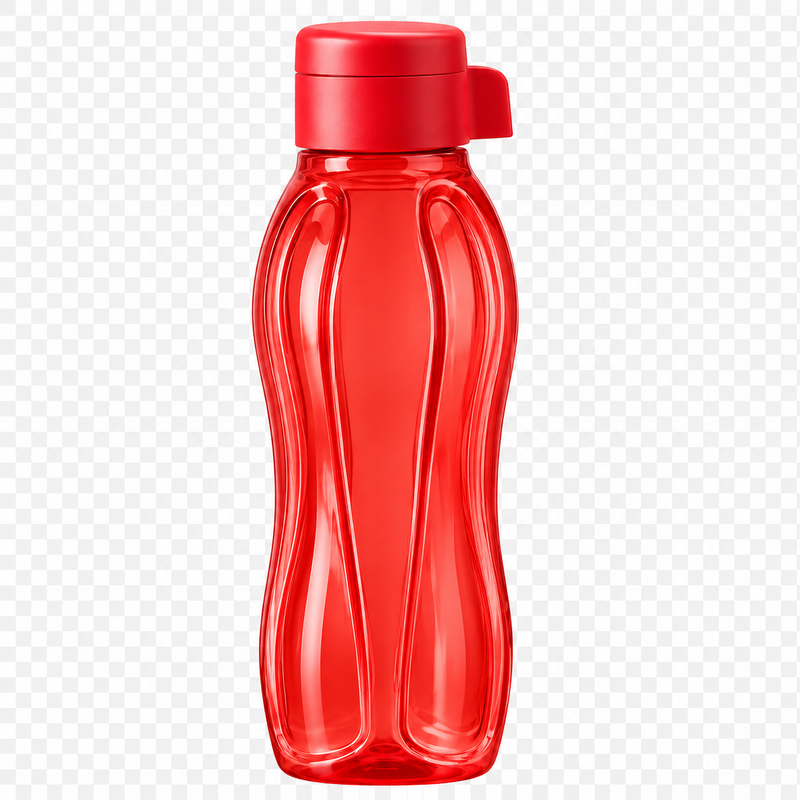 Tupperware 750ml Red Water Bottle | Durable Leakproof Sports & Office Bottle