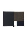 Modern Black and Brown Color-Blocked Diary