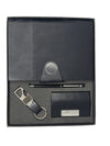 Black Executive Gift Set – Diary, Pen, Keychain & Card Holder | Corporate Gift Box