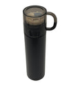 Stainless Steel Thermos Flask with Detachable Cup Lid & Tea Strainer | Travel Bottle | 500ml Customize