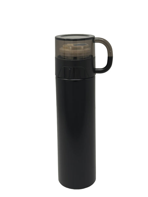 Stainless Steel Thermos Flask with Detachable Cup Lid & Tea Strainer | Travel Bottle | 500ml