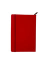 Classic Red Hardcover Notebook & Organizer with Elastic Closure