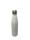 White Stainless Steel Cola Shape Water Bottle | Vacuum Insulated Flask with Steel Cap | 500ml Customize