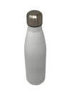 White Stainless Steel Cola Shape Water Bottle | Vacuum Insulated Flask with Steel Cap | 500ml Customize