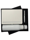 White Executive Diary & Flask Gift Set with Pen | Premium Corporate Gift Box