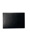 Minimalist Black Faux Leather Portfolio & Notebook Cover