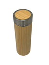 Bamboo Insulated Water Bottle with Stainless Steel Lid | Double Wall Vacuum Flask | 500ml Customize