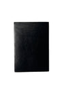 Minimalist Black Faux Leather Portfolio & Notebook Cover