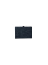 Premium Blue Leatherette Executive Diary Organizer with Metal Button Closure