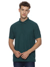 Monte Carlo Men's Dark Teal Dry Fit Polo T-Shirt | Premium Half Sleeve Performance Polo